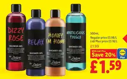 Lidl Deluxe shower gel offer