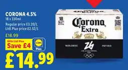 Lidl Corona Extra offer