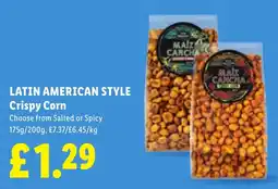 Lidl Latin American Style Crispy Corn offer