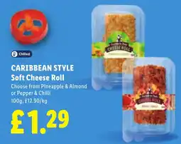 Lidl Caribbean Style Soft Cheese Roll offer