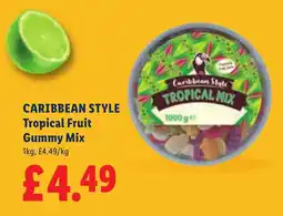 Lidl Caribbean Style Tropical Fruit Gummy Mix offer