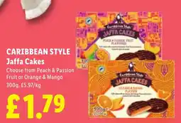 Lidl Caribbean style jaffa cakes offer