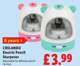 Lidl Crelando electric pencil sharpener offer