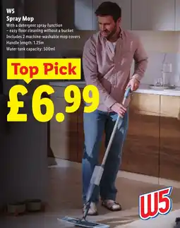 Lidl W5 spray mop offer