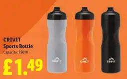Lidl Crivit sports bottle offer
