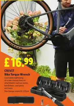 Lidl Crivit Bike Torque Wrench offer