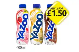 Londis Yazoo Strawberry, Banana, Chocolate Fudge offer