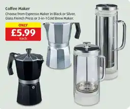 Aldi Coffee Maker offer