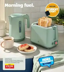 Aldi Kettle/Toaster offer