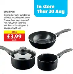 Aldi Small Pan offer