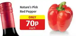 Aldi Nature's Pick Red Pepper offer
