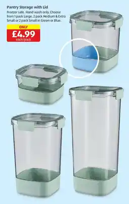 Aldi Pantry Storage with Lid offer