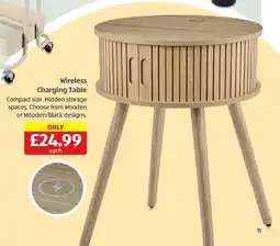 Aldi Wireless Charging Table offer