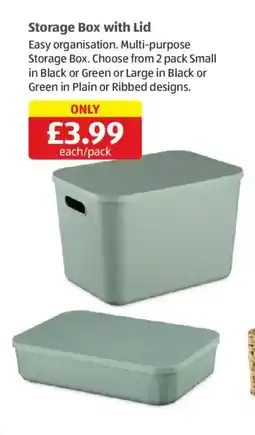 Aldi Storage Box with Lid offer
