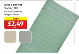 Aldi Bath & Shower Suction Mat offer