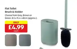 Aldi Flat Toilet Brush & Holder offer