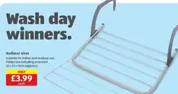 Aldi Radiator Ainer offer