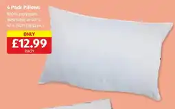 Aldi 4 pack pillows offer