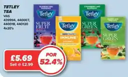 Bestway Tetley super fruit boost offer