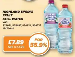 Bestway Highland spring fruit still water offer