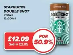 Bestway Starbucks double shot offer