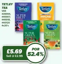 Bestway Tetley super fruit boost offer