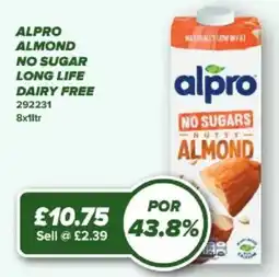 Bestway Alpro almond offer