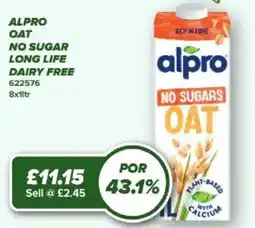 Bestway Alpro oat offer