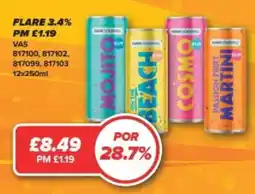 Bestway Flare Mojito Beach Cosmo Passion Fruit Martini offer