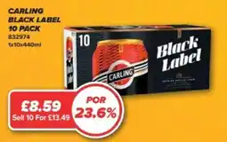 Bestway Carling black label offer