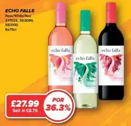 Bestway Echo Falls Rose/White/Red offer