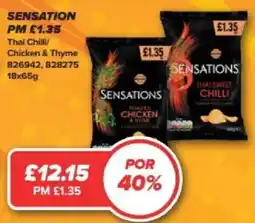 Bestway Sensations roasted chicken & thyme offer