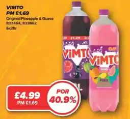 Bestway Vimto offer