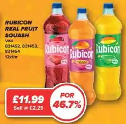Bestway Rubicon real fruit squash offer