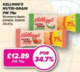 Bestway Kellogg's nutri-grain offer