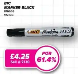 Bestway Bic marker black offer