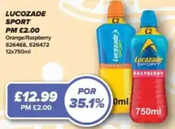 Bestway Lucozade Sport offer