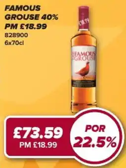 Bestway Famous Grouse offer
