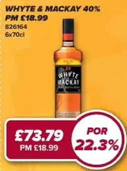 Bestway Whyte & Mackay offer