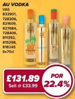 Bestway Au Vodka offer