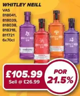 Bestway Whitley Neill Gin offer