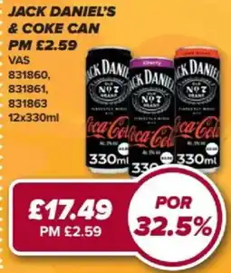 Bestway Jack Daniel's & Coke Can offer