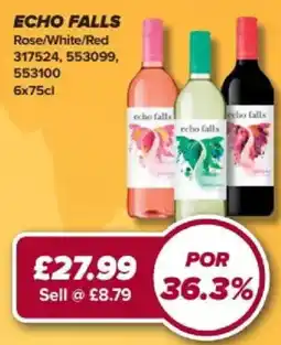 Bestway Echo Falls Rose/White/Red offer