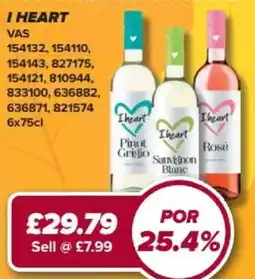 Bestway I heart pinot grigio offer