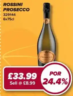 Bestway Rossini prosecco offer