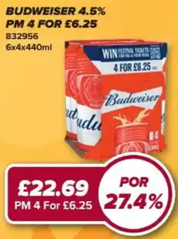 Bestway Budweiser offer