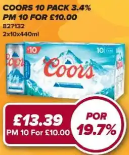 Bestway Coors offer