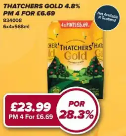Bestway Thatchers Gold offer