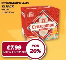 Bestway Cruzcampo offer