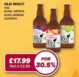 Bestway Old Mout cider offer